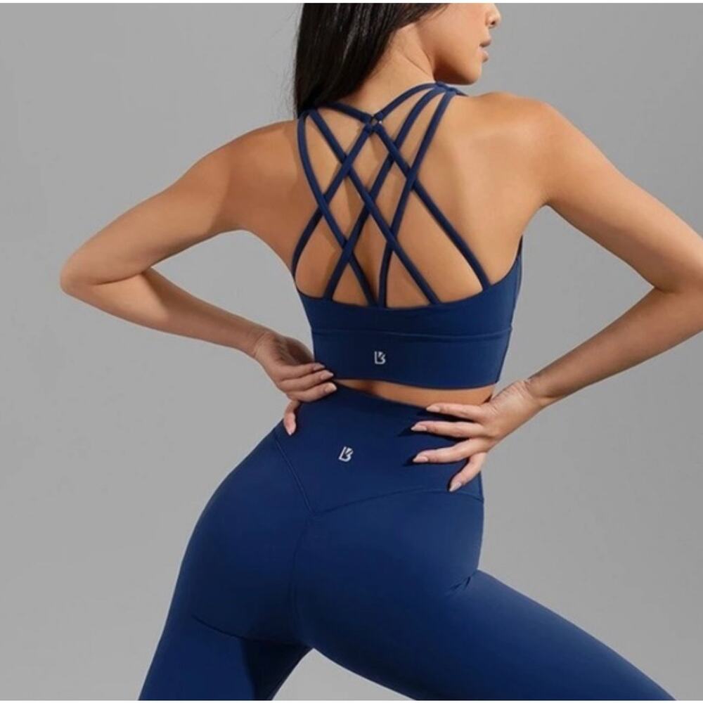 BuffBunny Collection Strappy Work Out Bra Size XXS NWT